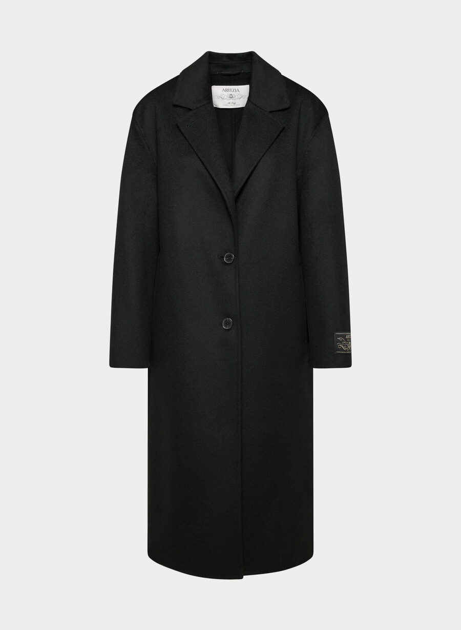singura haină cu două fețe - luxe rewool black