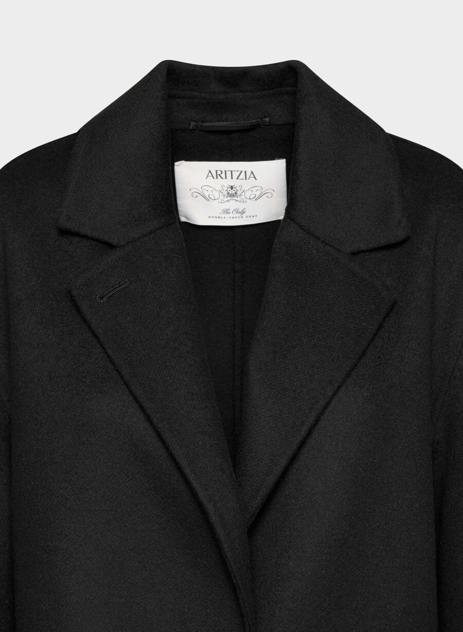 singura haină cu două fețe - luxe rewool black