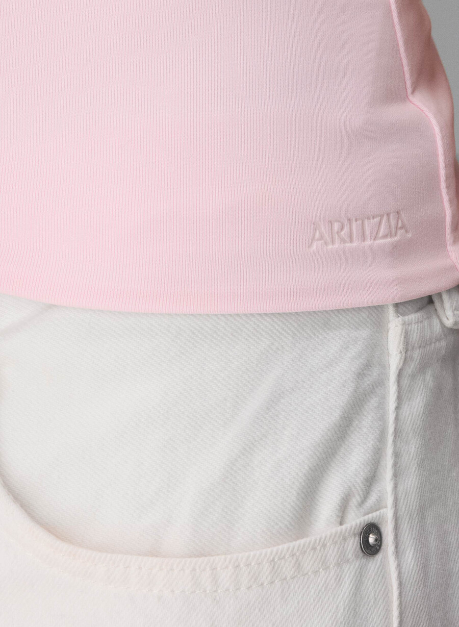 tricou polo original contour flyer villa pink