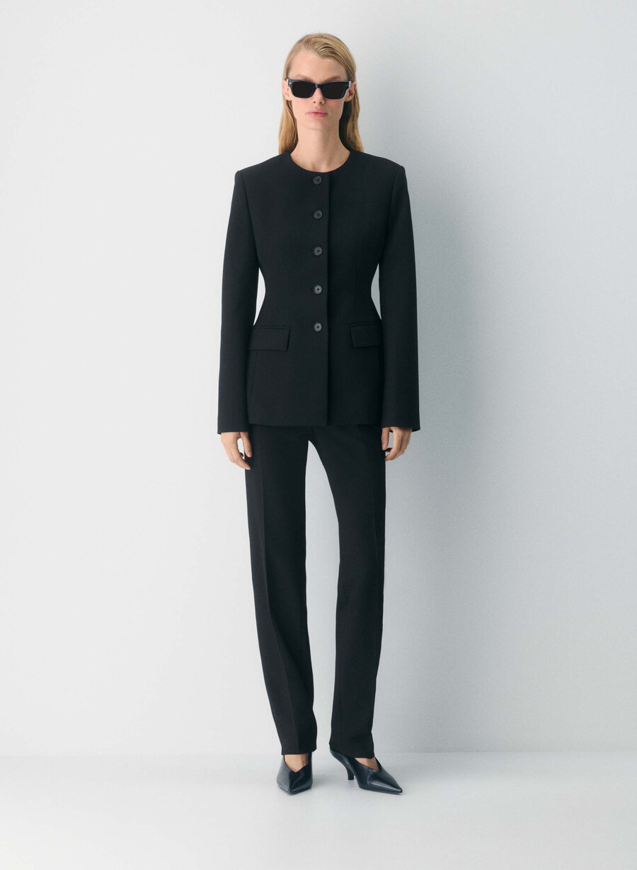 pantaloni broker negri