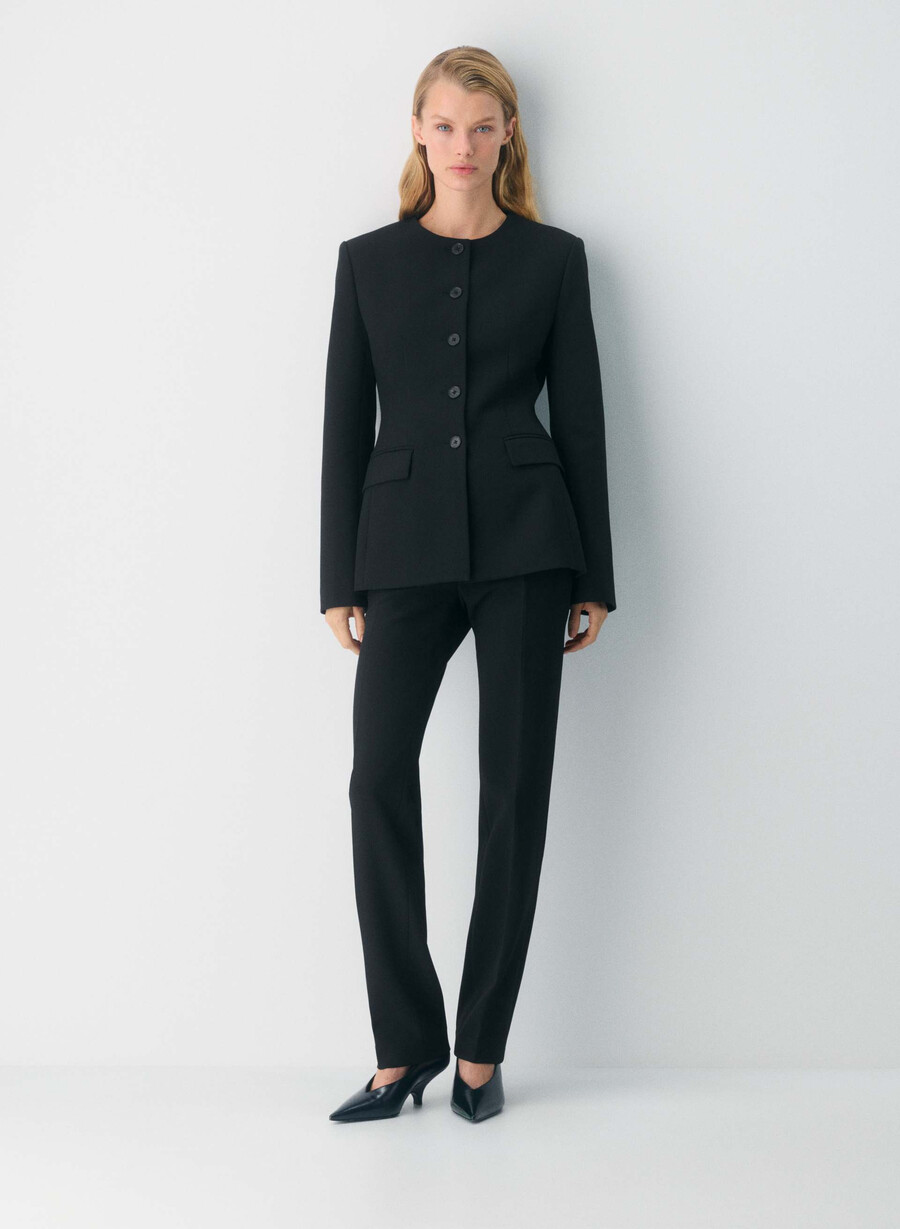 pantaloni broker negri