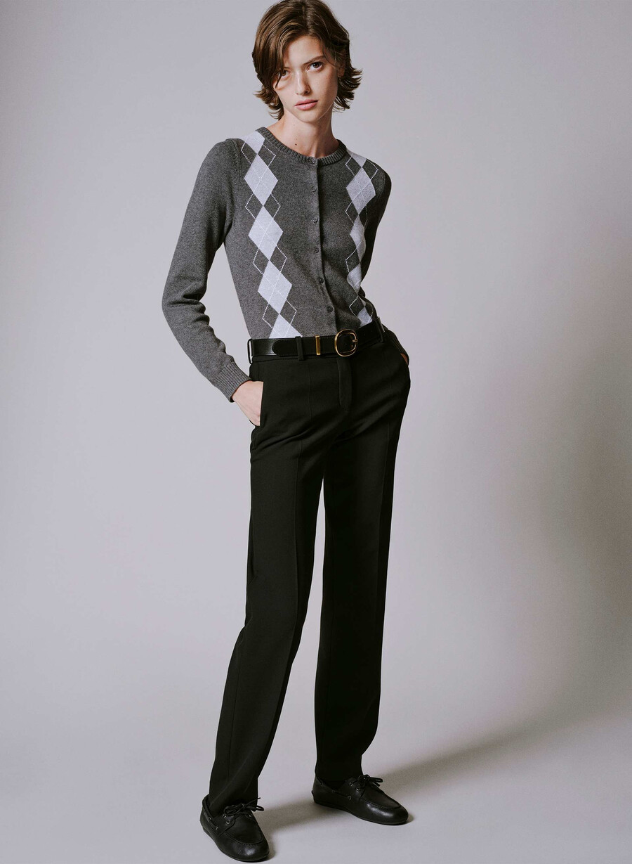 pantaloni broker negri
