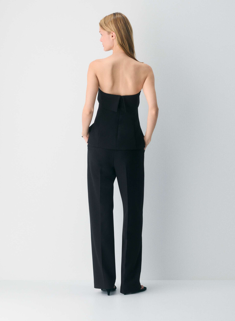 pantaloni new agency - ressential black