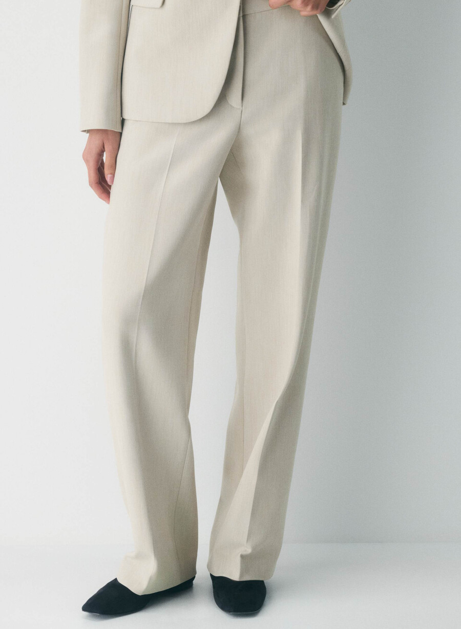 pantaloni new agency - ressential heather matte pearl