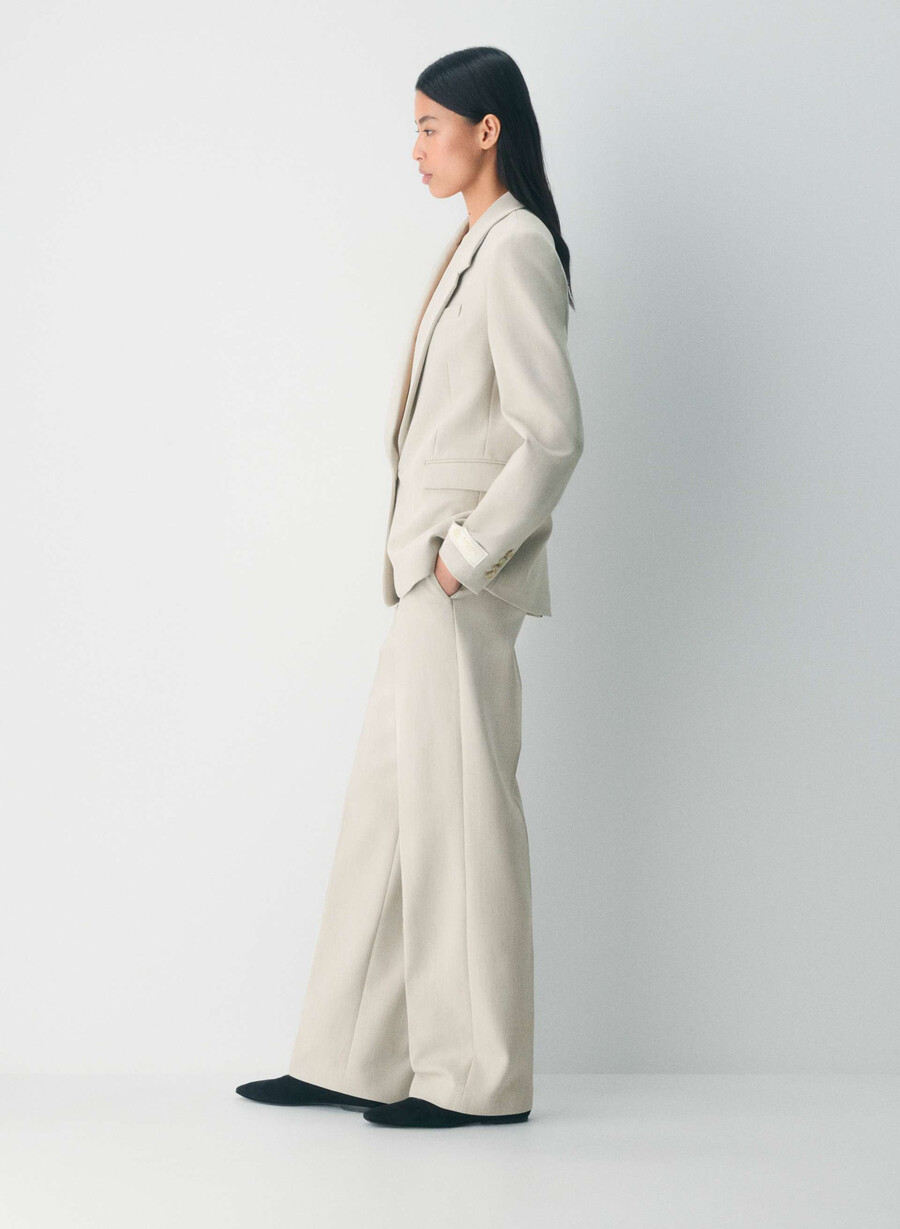 pantaloni new agency - ressential heather matte pearl