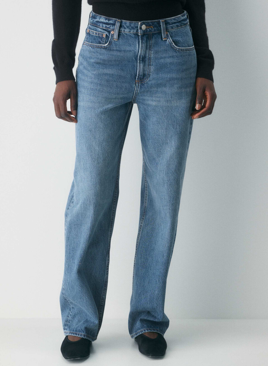 denim forum blugi largi cu talie joasă iggy curve-fit 5 ani kiss n tell blue
