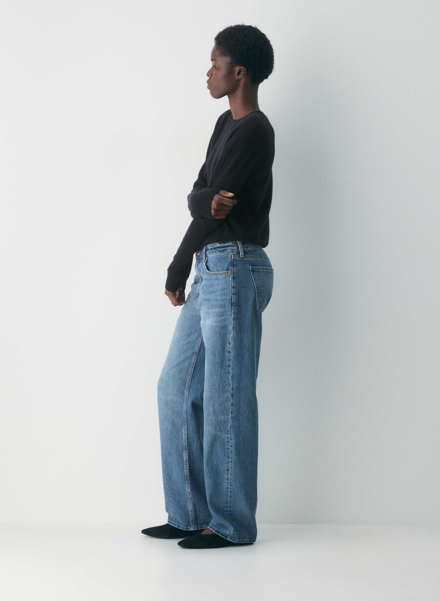 denim forum blugi largi cu talie joasă iggy curve-fit 5 ani kiss n tell blue