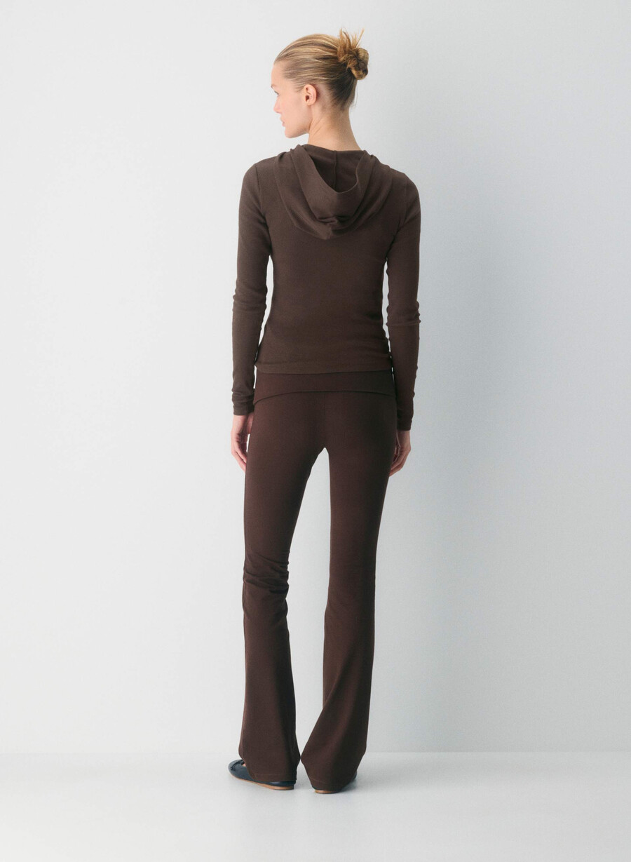 pantaloni homestretch smooth amp pliabili maro mocha intens