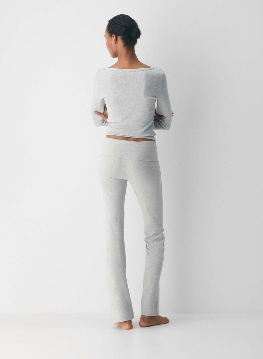 pantaloni homestretch smooth amp foldover heather crom