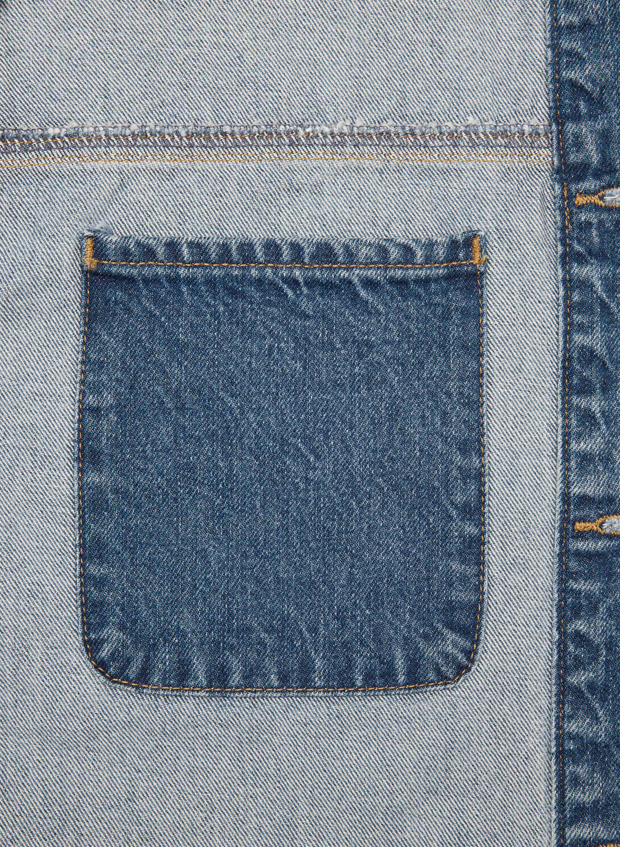 denim forum the workwear jachetă tip cămașă din denim 5 ani kiss n tell blue