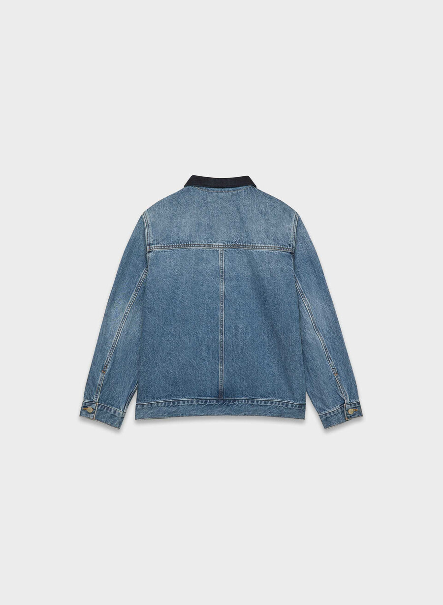denim forum the workwear jachetă tip cămașă din denim 5 ani kiss n tell blue