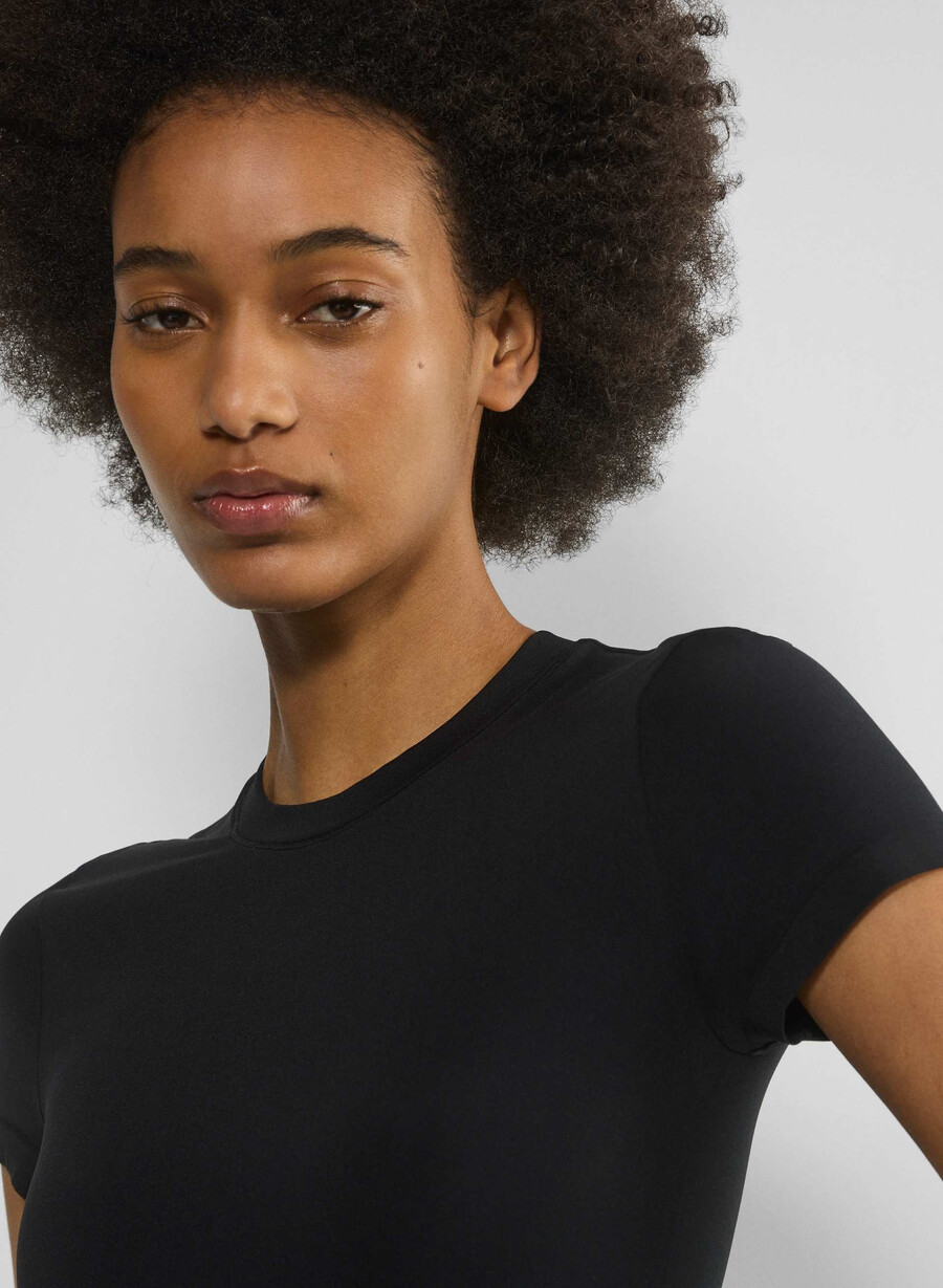 tricou smooth seamless willow negru