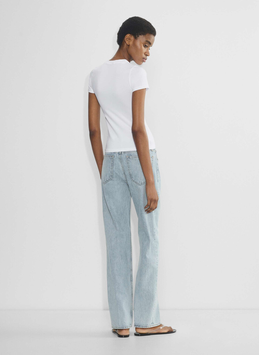 tricou smooth seamless willow alb brillant