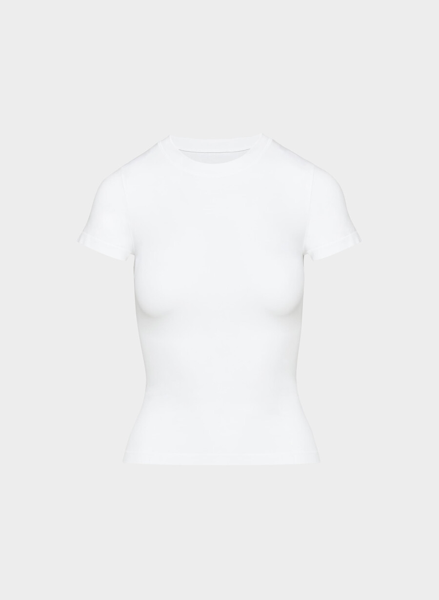 tricou smooth seamless willow alb brillant
