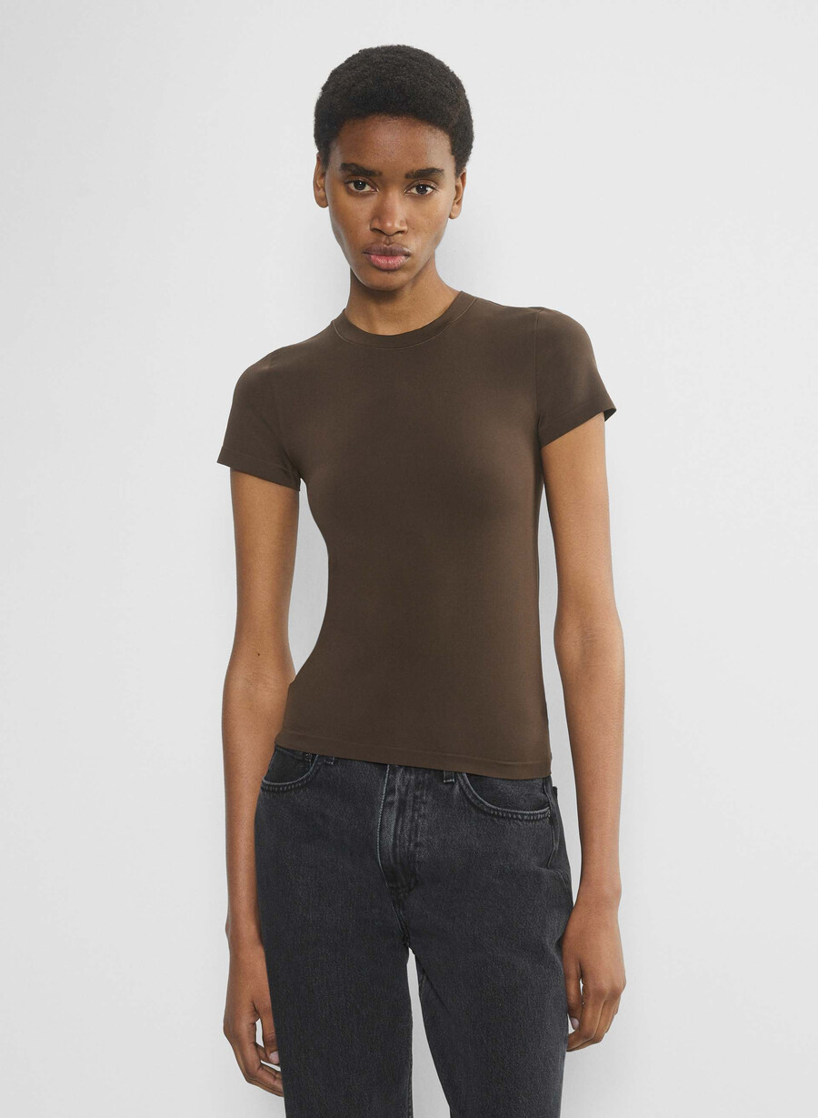 tricou smooth seamless willow maro mocha rich