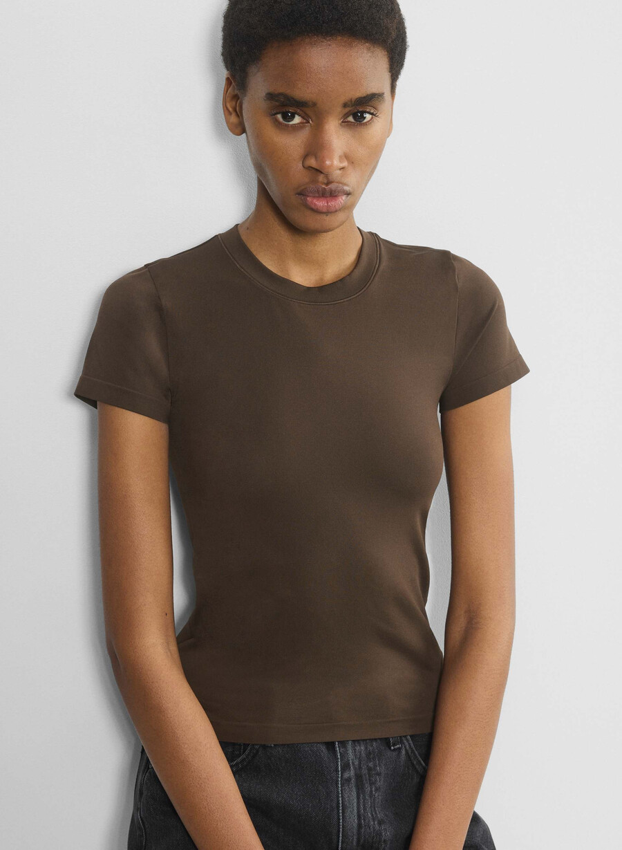 tricou smooth seamless willow maro mocha rich