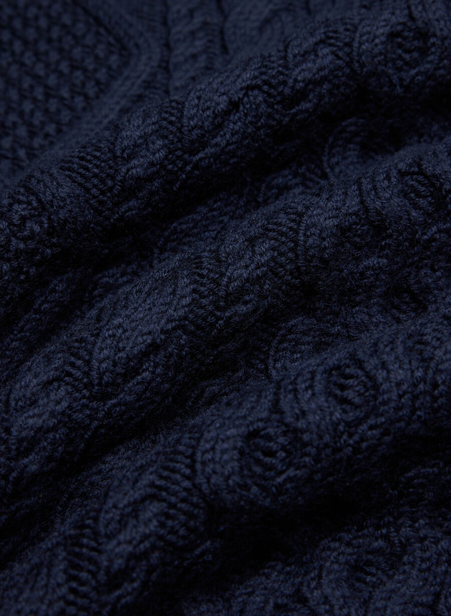 pulover heritage knit din lână merinos admiral