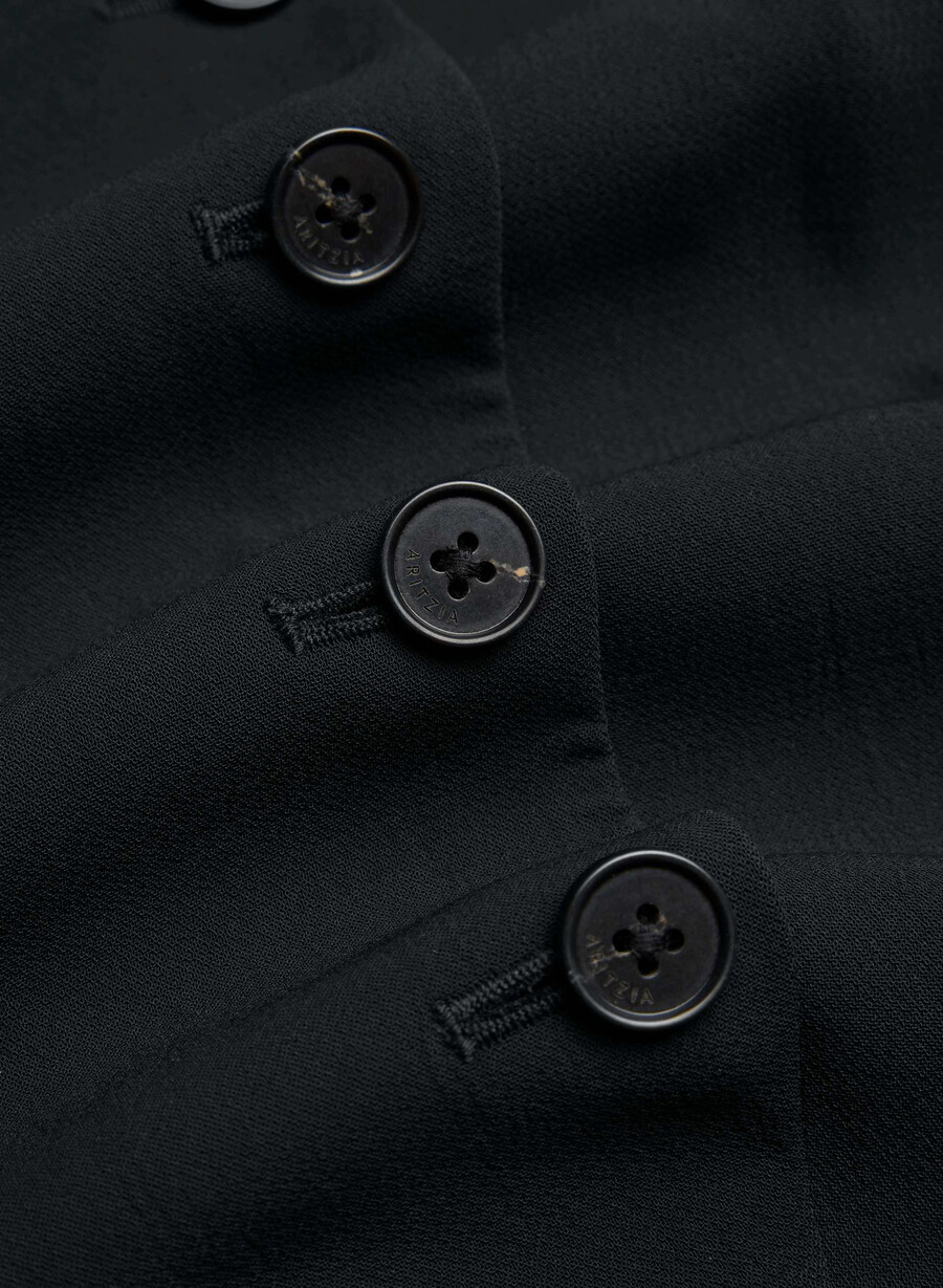 regal vest - crepette black