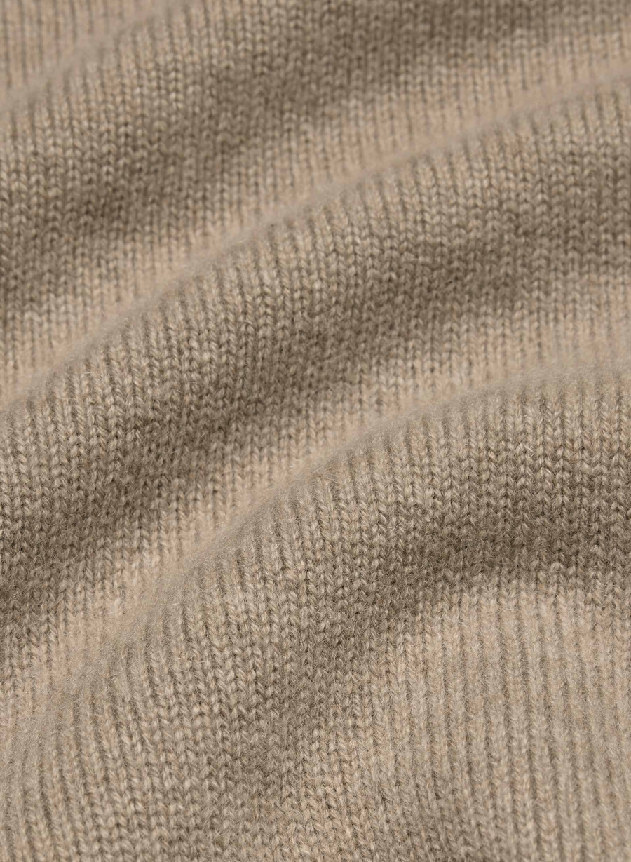 cardigan esențial din cașmir allegory heather nomad taupe
