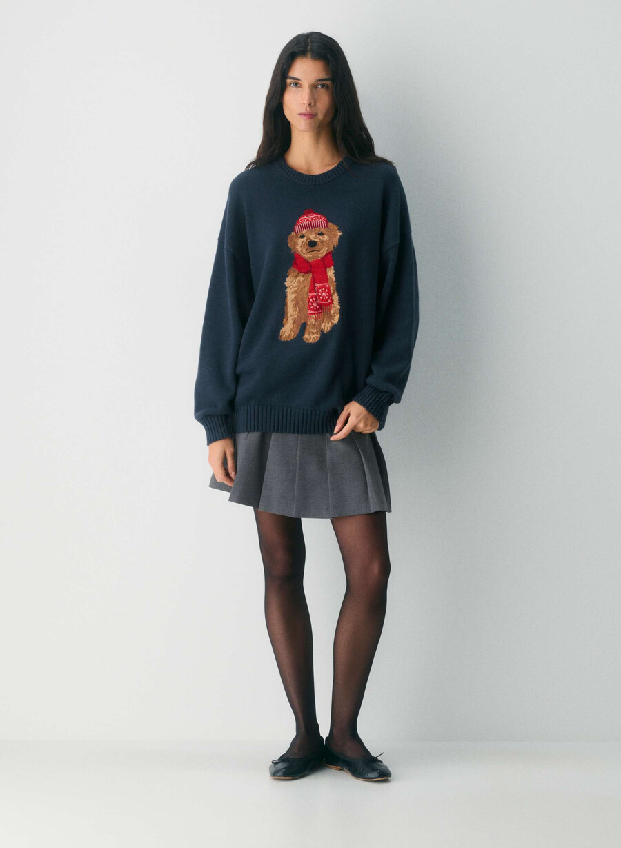 pulover cotton charm peggy icon hthr chrcl tonal