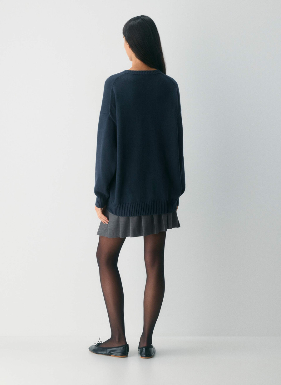 pulover cotton charm peggy icon hthr chrcl tonal
