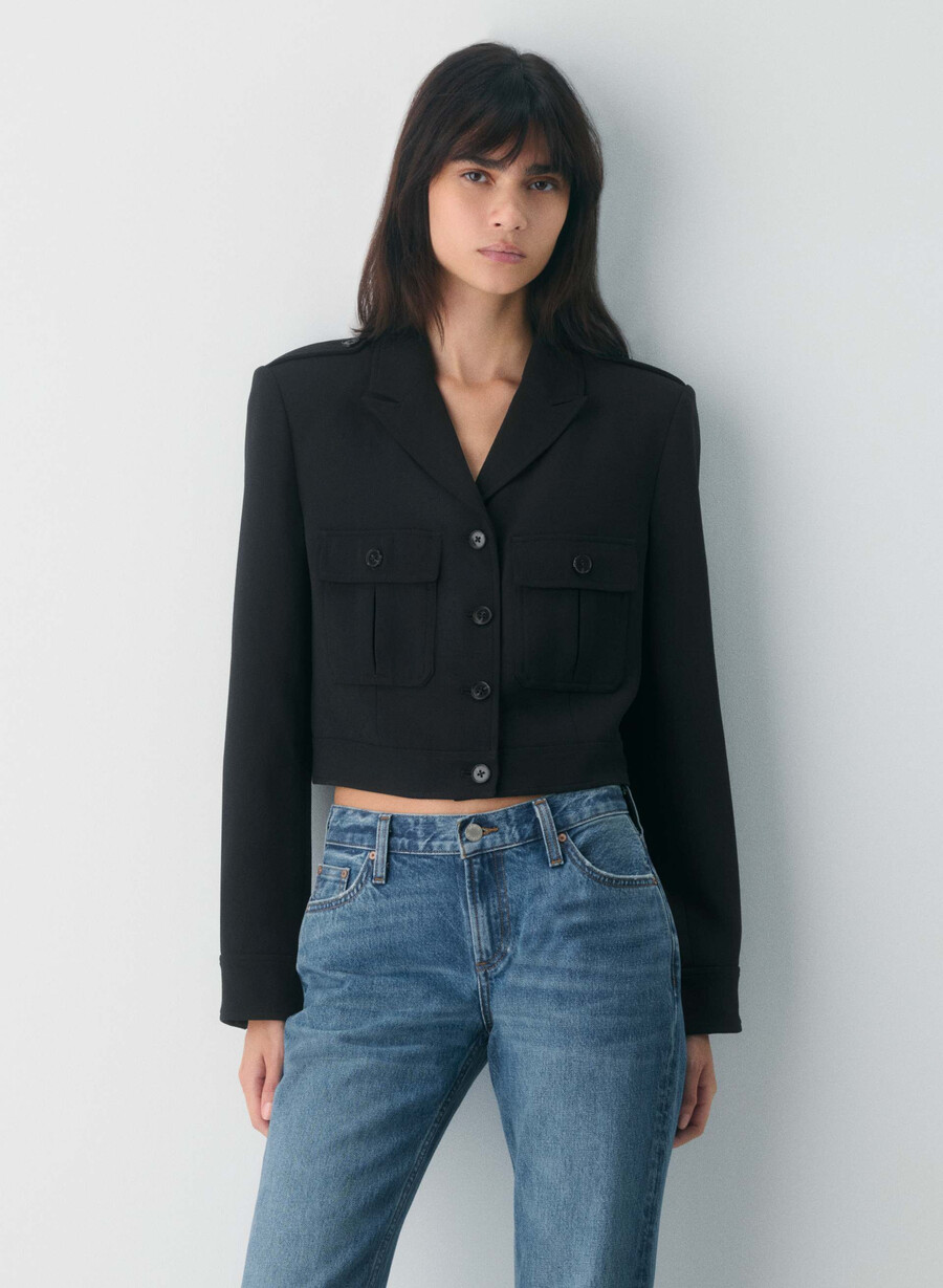 jachetă march - crepette black