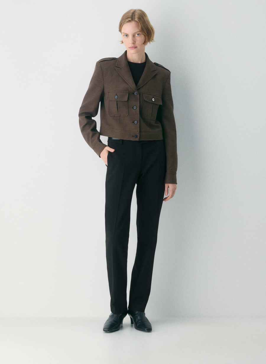 jachetă martie - twill merle chk cl tph chr