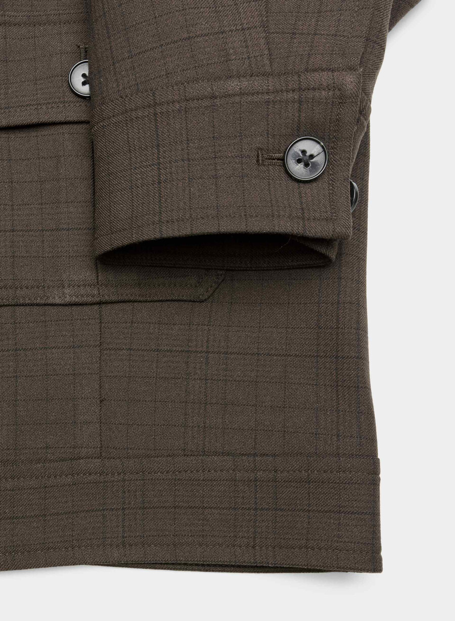 jachetă martie - twill sanford chk rm brblk