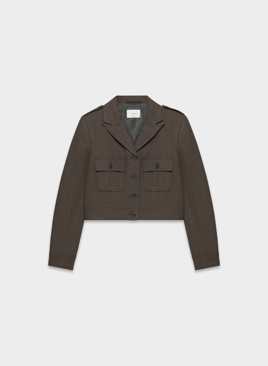 jachetă martie - twill sanford chk rm brblk