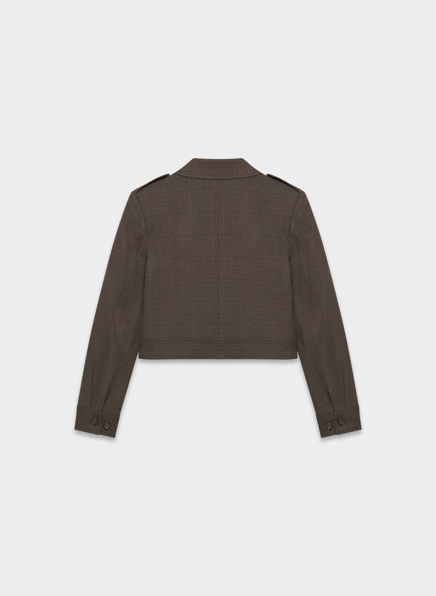 jachetă martie - twill sanford chk rm brblk
