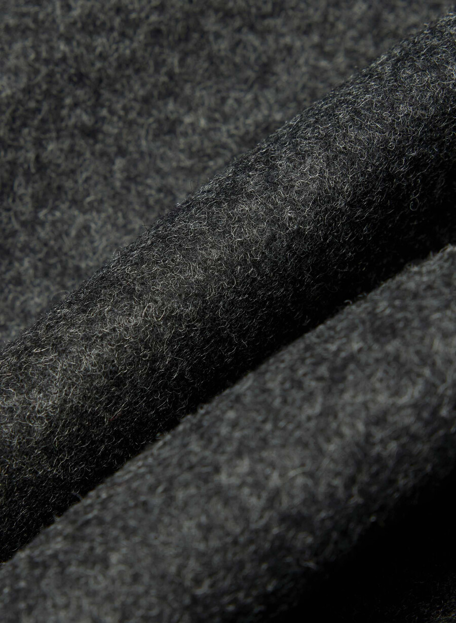 paltonul constant - luxe wool cashmere heather charcoal