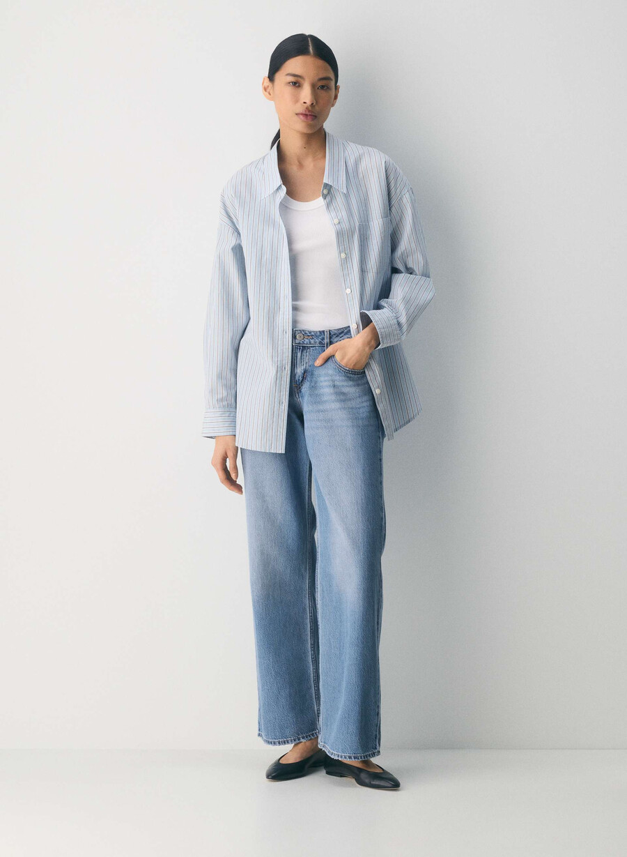 blugi levis low loose note bune