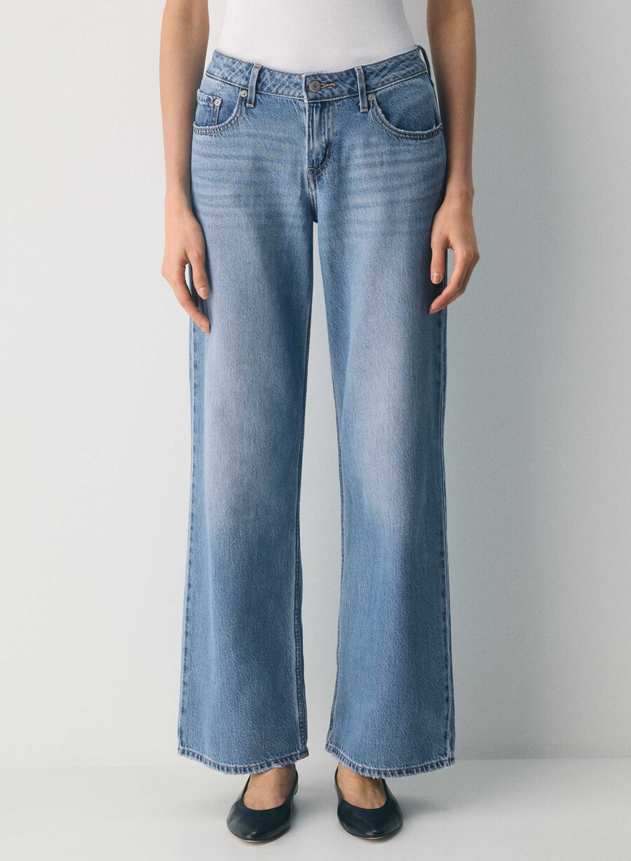 blugi levis low loose note bune