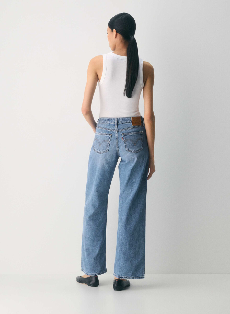 blugi levis low loose note bune