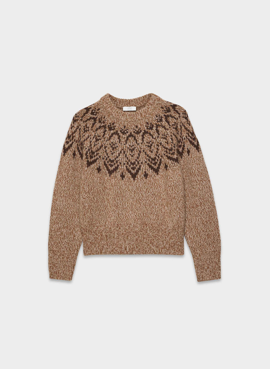 pulover din cașmir cosmic wool hthr nm tp negru