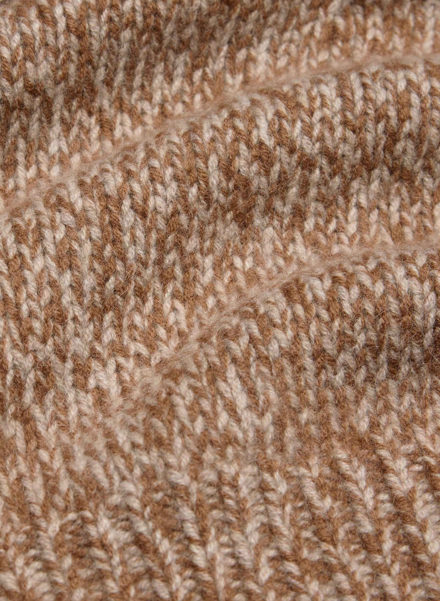 pulover din cașmir cosmic wool hthr nm tp negru