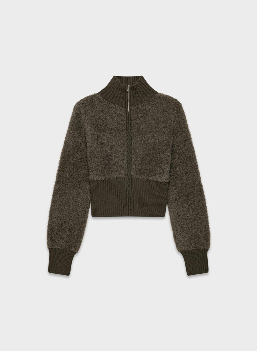 astro zip-up mĂslin Închis
