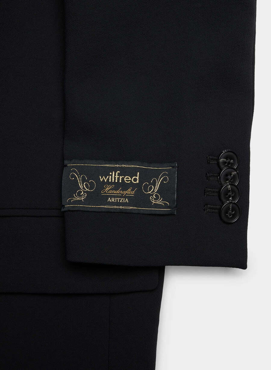 blazer vermeer - crepette negru