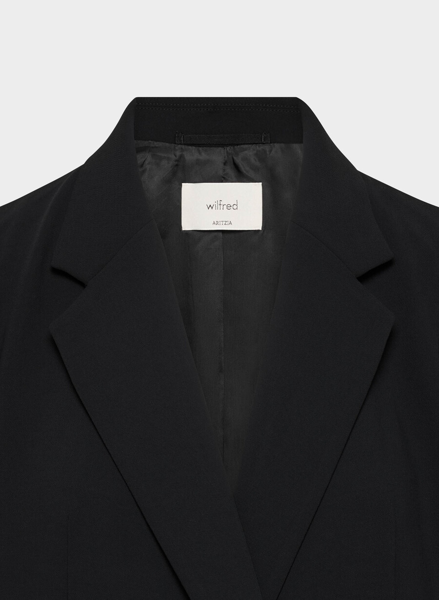 blazer vermeer - crepette negru