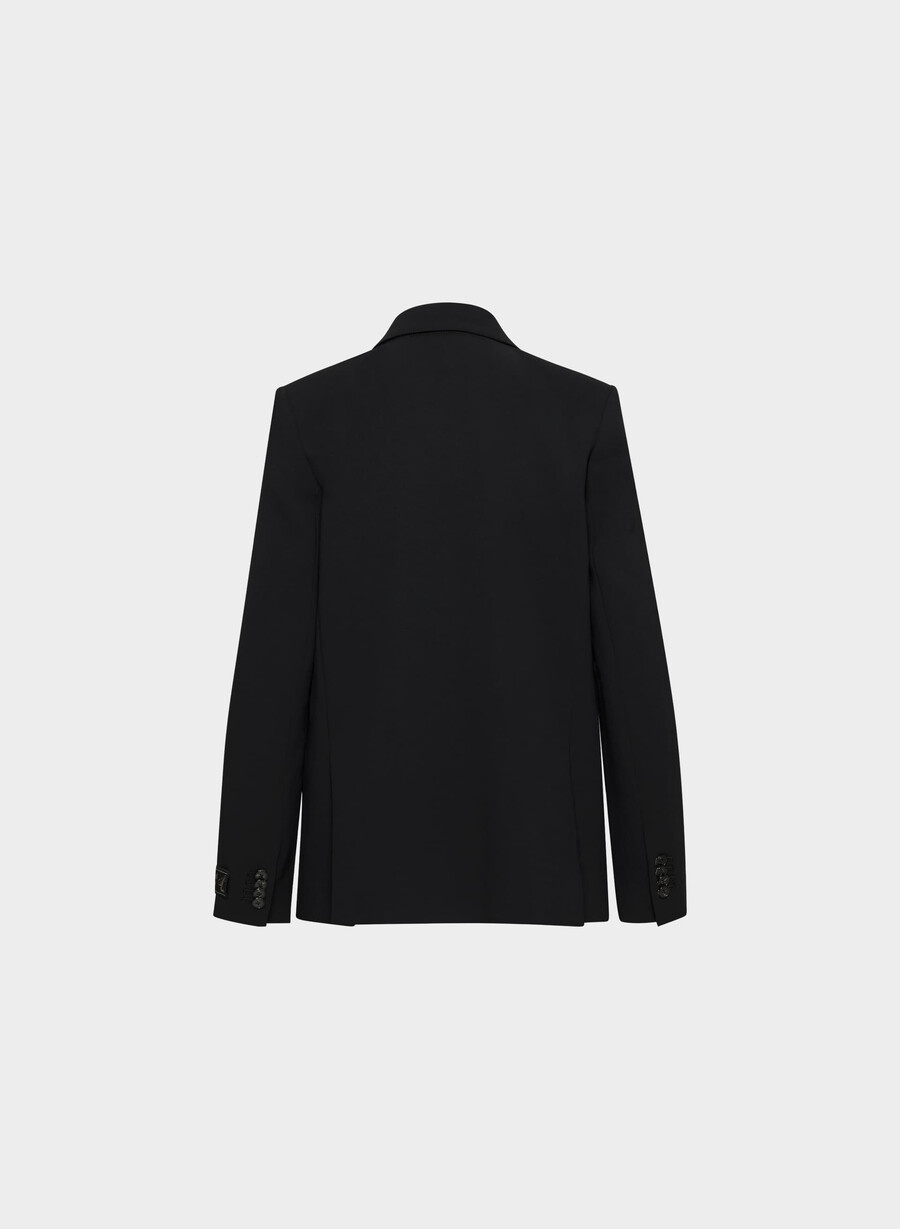 blazer vermeer - crepette negru