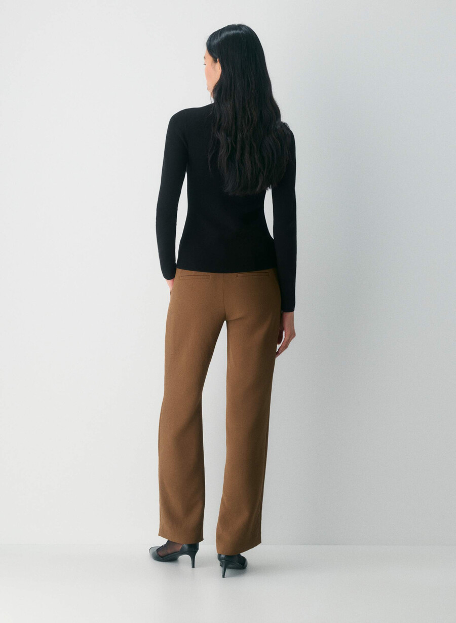 pantalon strata - crepette chocolatier brown