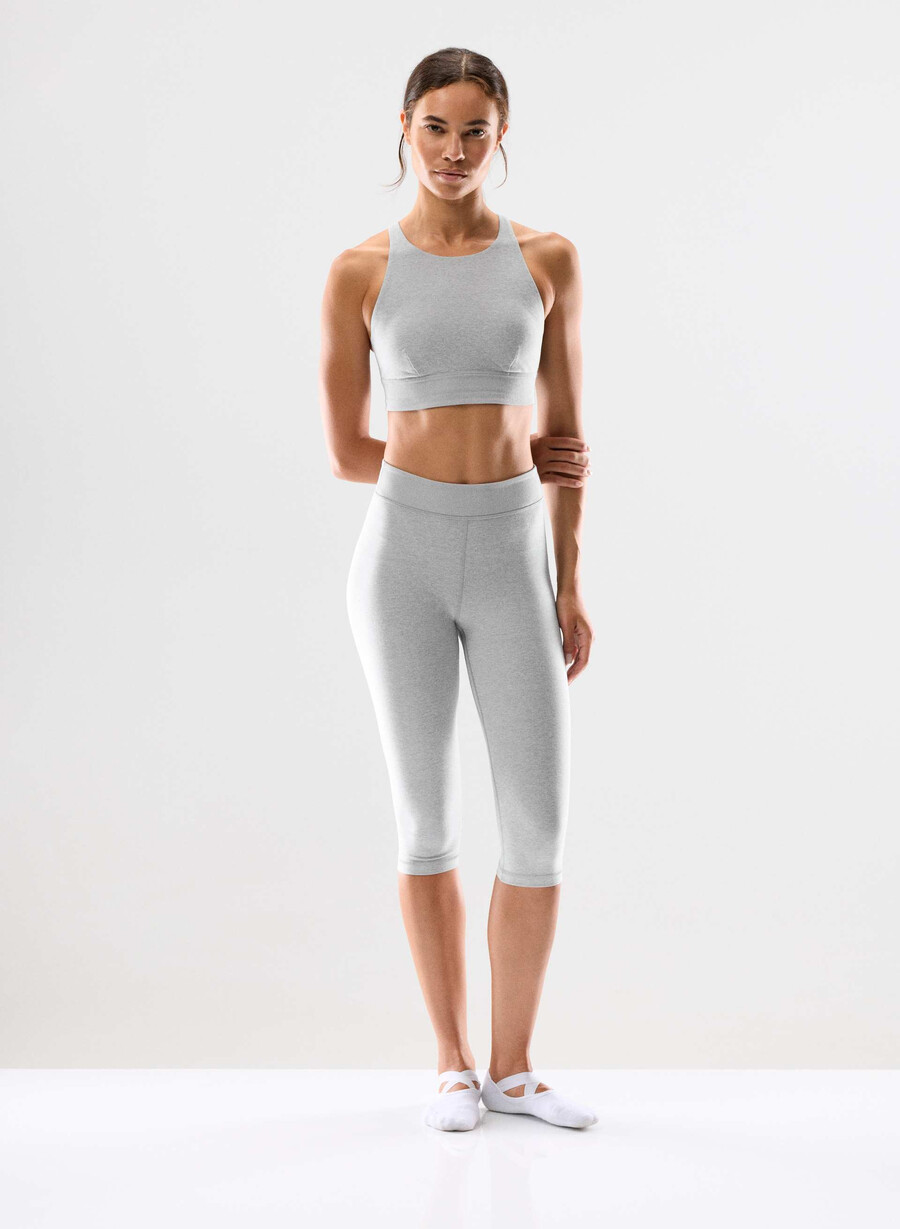 sutien sport softwhip flawless heather chrome