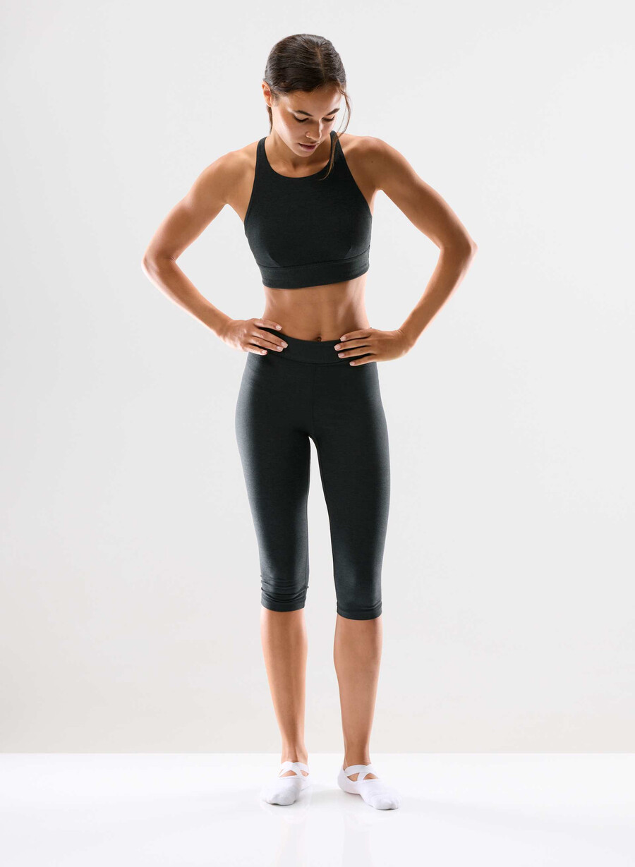sutien sport softwhip flawless heather black