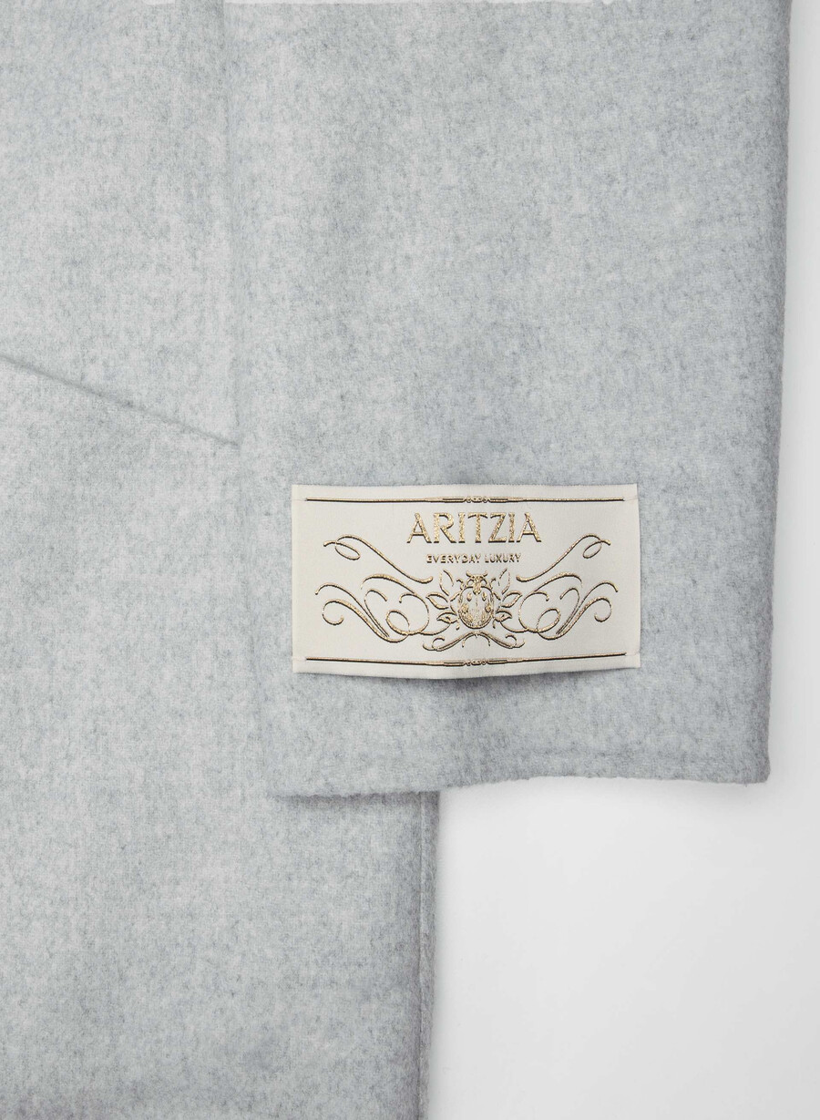 paltonul cocoon cu două fețe - luxe rewool heather chrome