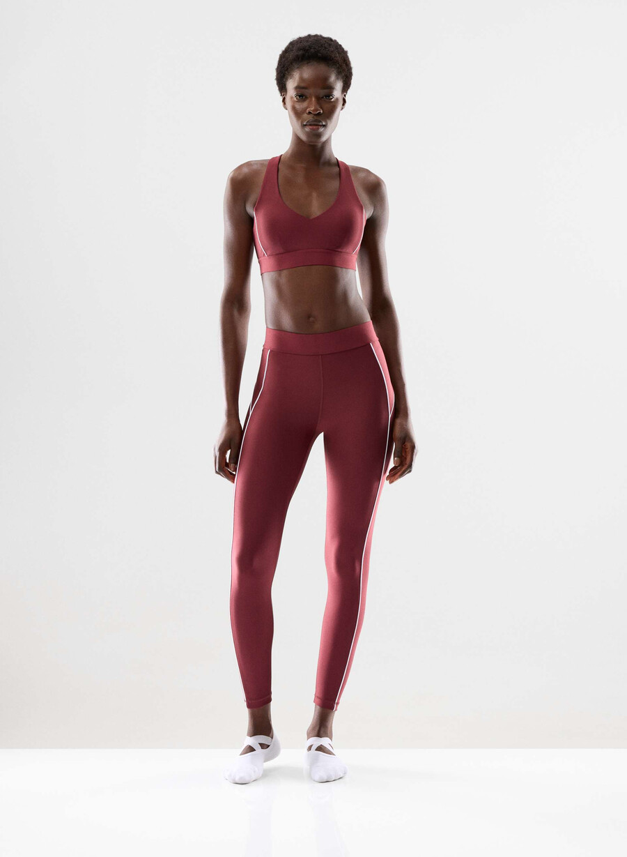sutien sport glotone hustle cordovan alb strĂlucitor
