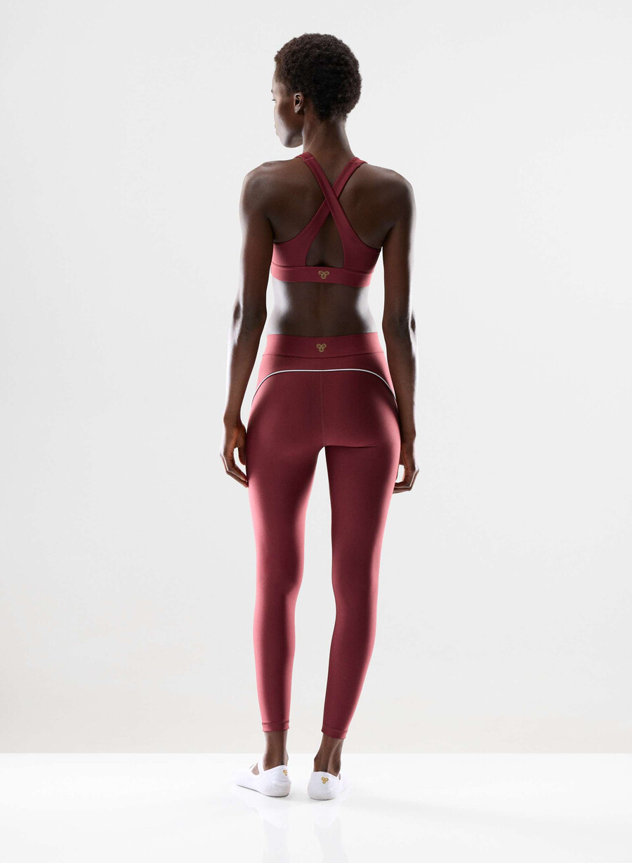 sutien sport glotone hustle cordovan alb strĂlucitor