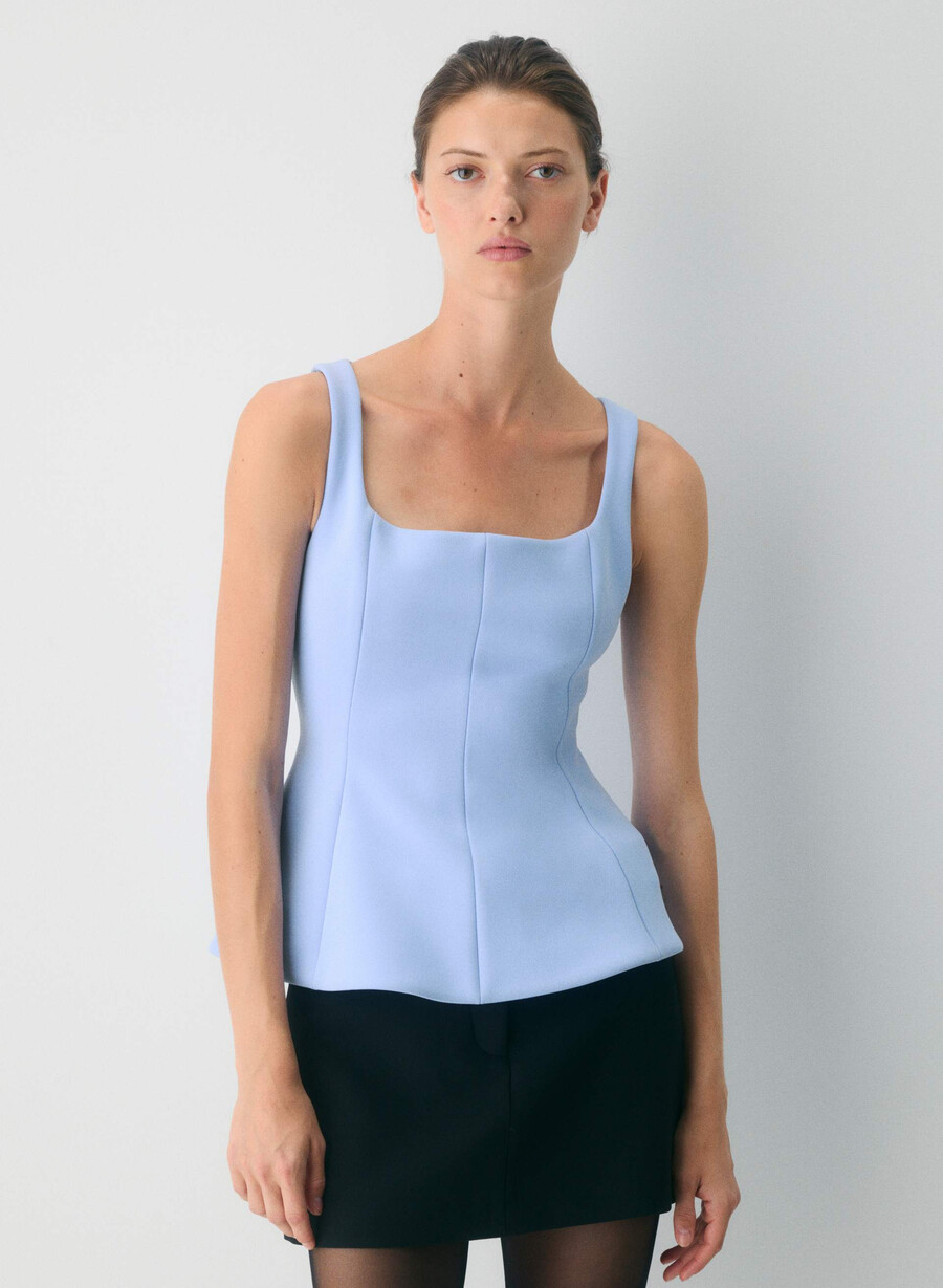 top figureknit mansion albastru floare de zi