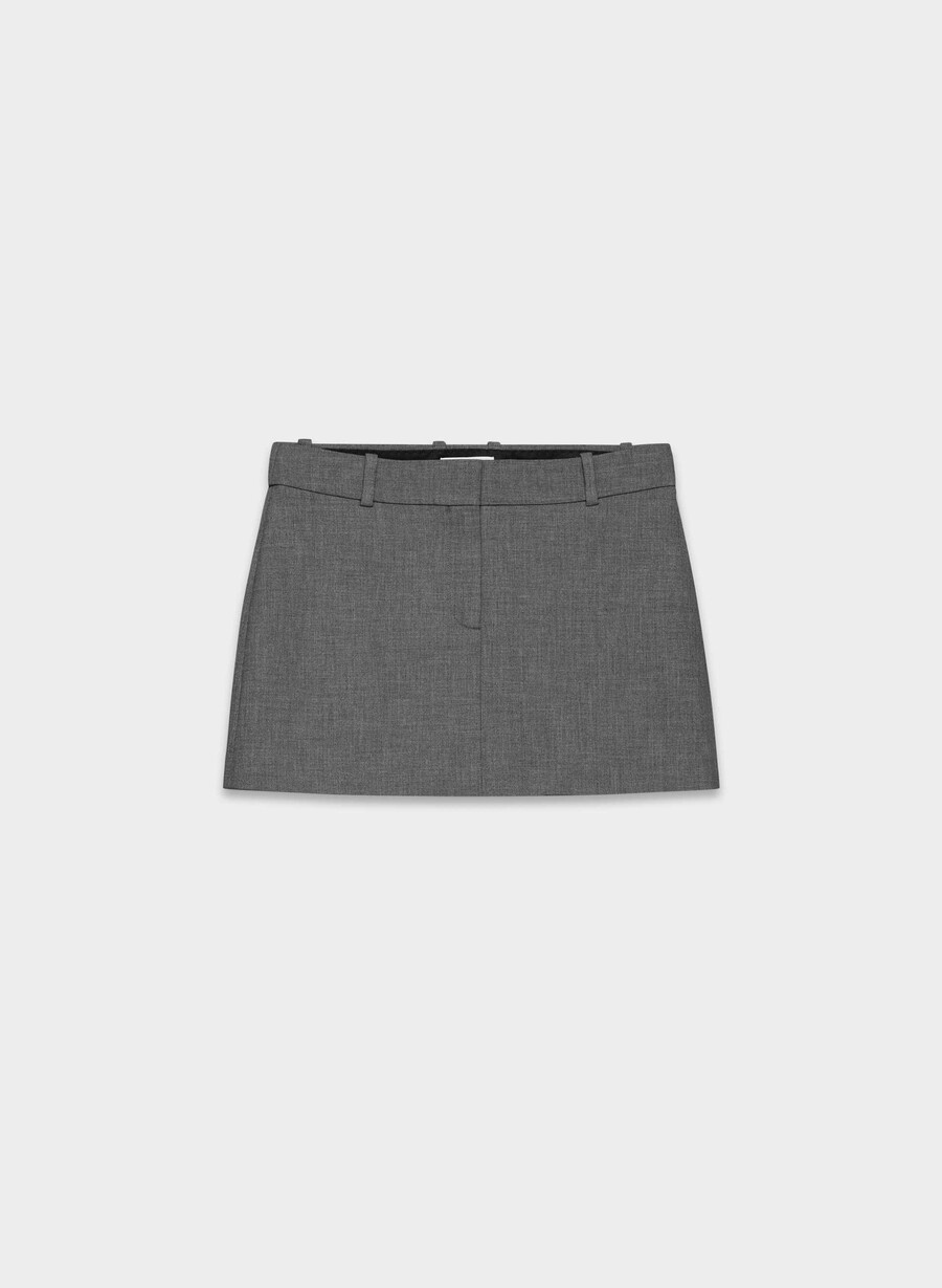 fustă scurtă chisel micro - ressential heather charcoal