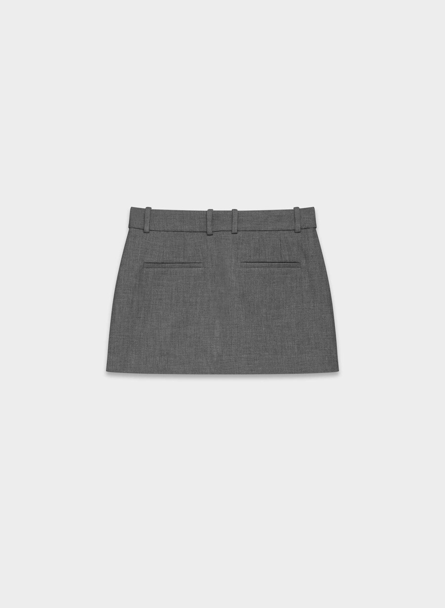 fustă scurtă chisel micro - ressential heather charcoal