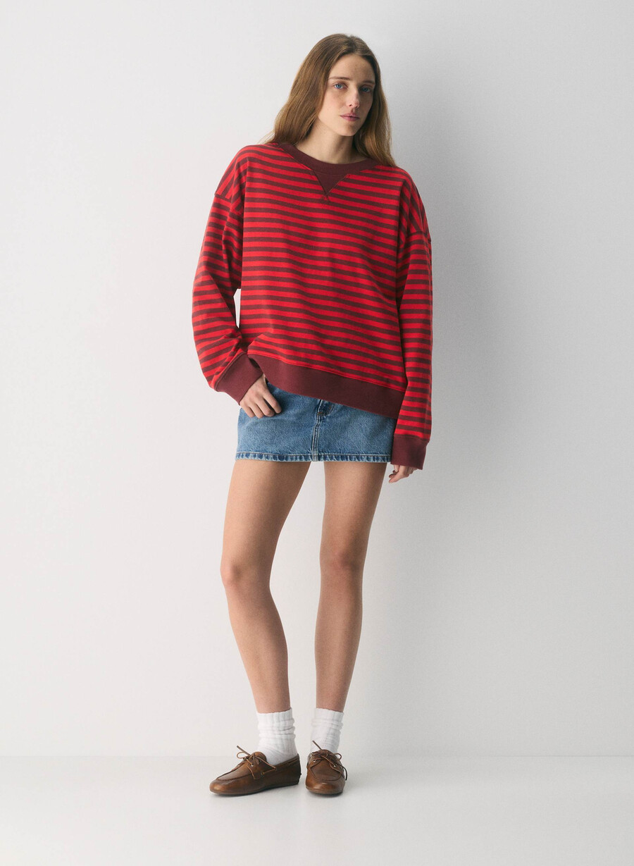 tricou cu mânecă lungă mighty cotton wicket flash rd smc brgdy